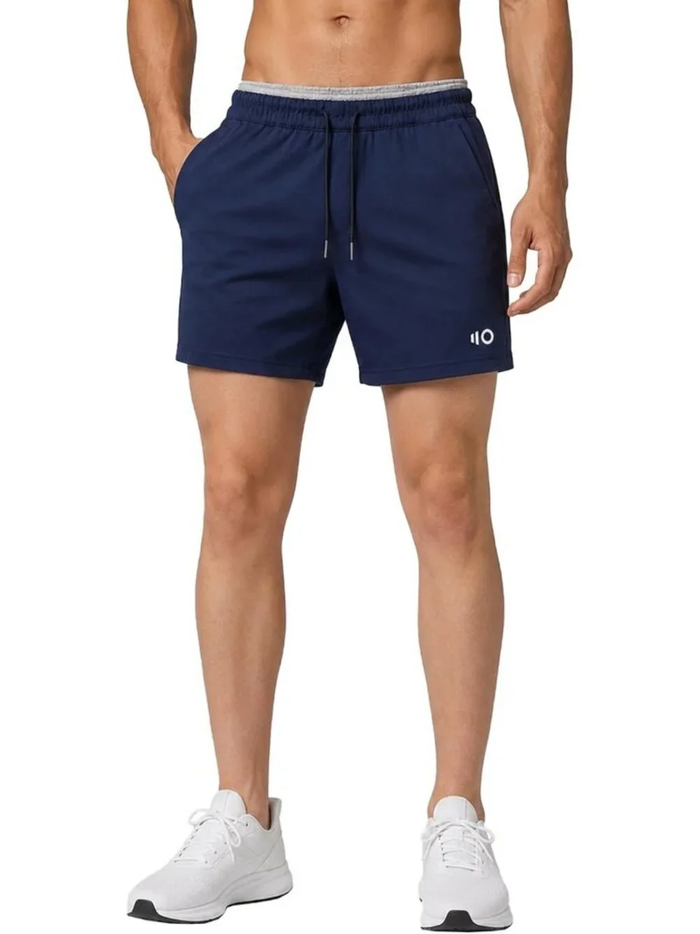 Men's Athletic Performance Shorts - Stretch Training Shorts with Pockets